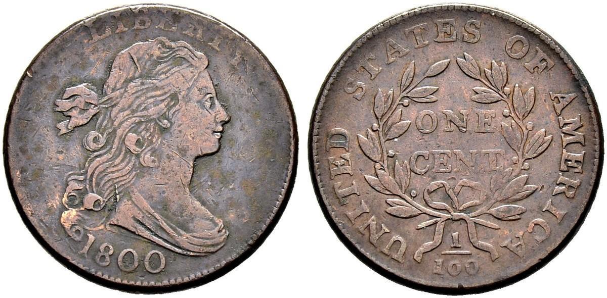 One-Cent-1800-Or-1800/798-1-St-Hair